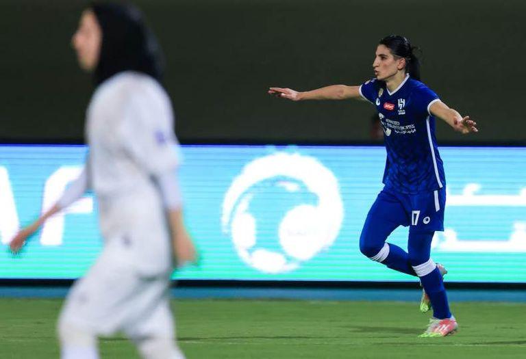 لاعبة الهلال السعودي العراقية شاخوان نور الدين