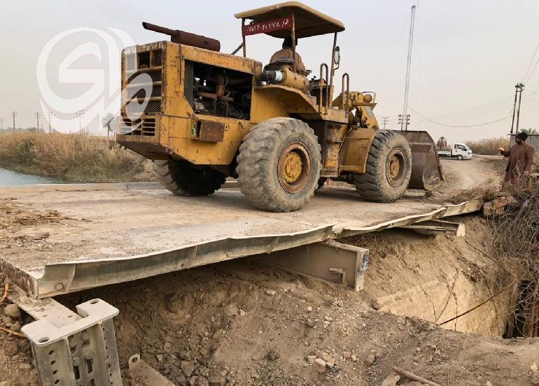 إعادة تأهيل جسر دمره داعش في بغداد