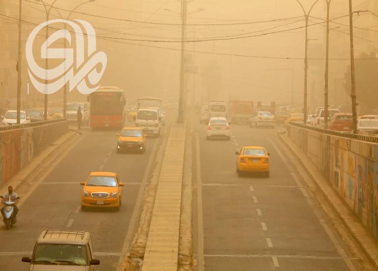 طقس العراق: تصاعد للغبار وانخفاض في درجات الحرارة