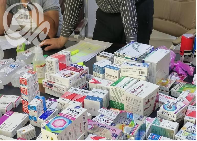 بغداد: ضبط كمية كبيرة من الأدوية المهربة