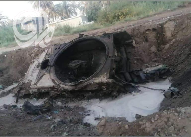 ديالى.. انفجار دبابة تحت الارض من مخلفات الجيش السابق
