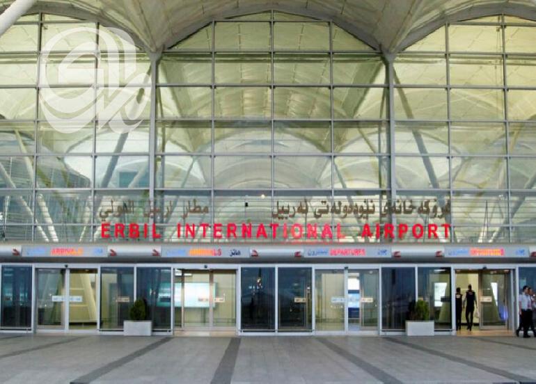 مطار اربيل الدولي يعلق رحلاته الجوية بسبب موجة الغبار