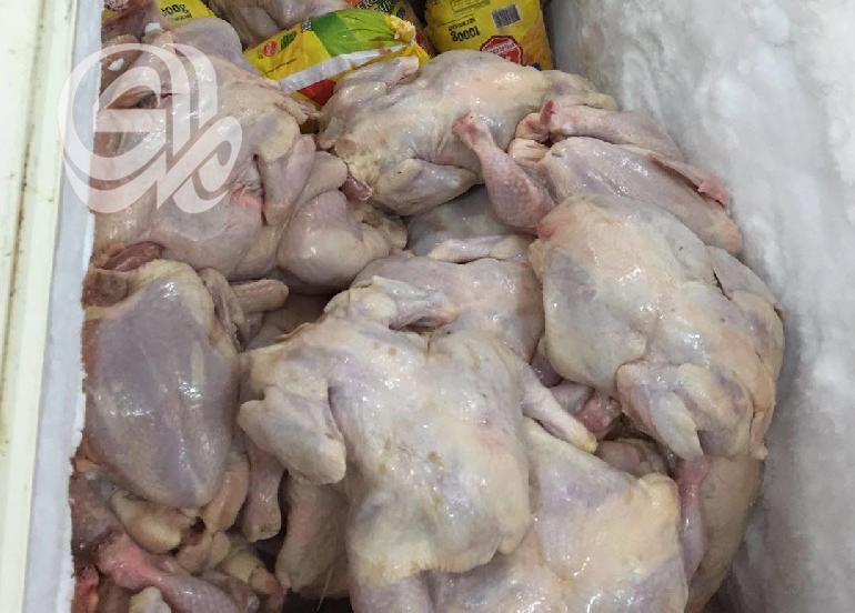بالصور.. ضبط اكثر من 200 طن من الدجاج الفاسد في بغداد