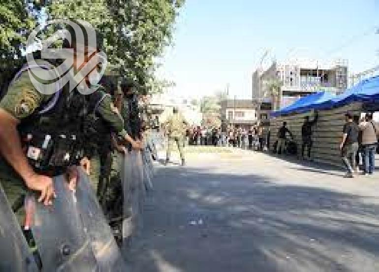 شجار بين أمن الحشد والجيش قرب اعتصام الجسر المعلق