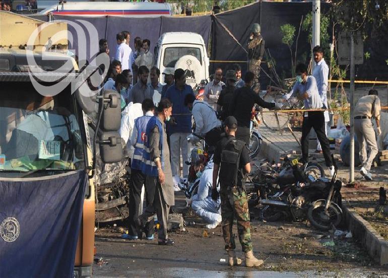 مقتل وإصابة 23 شخصاً بتفجير انتحاري في باكستان