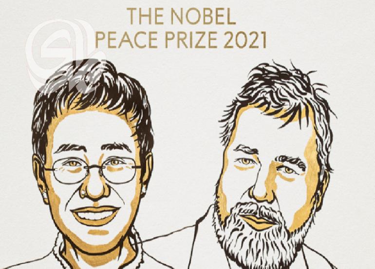 صحفيان يفوزان بجائزة نوبل للسلام