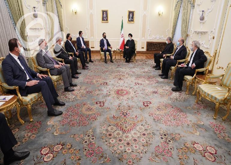 الحلبوسي يلتقي الرئيس الايراني