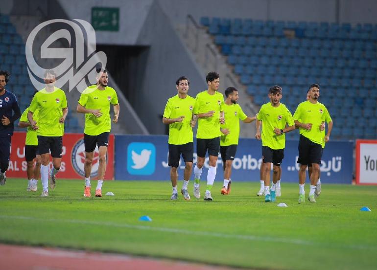 المنتخب العراقي يعاود تدريباته استعدادا لمباراة سوريا بالبطولة الرباعية