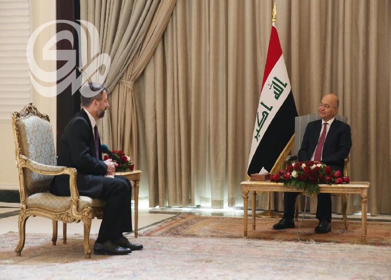 الرئيس صالح: العراق يتبنى سياسة انفتاح متوازنة