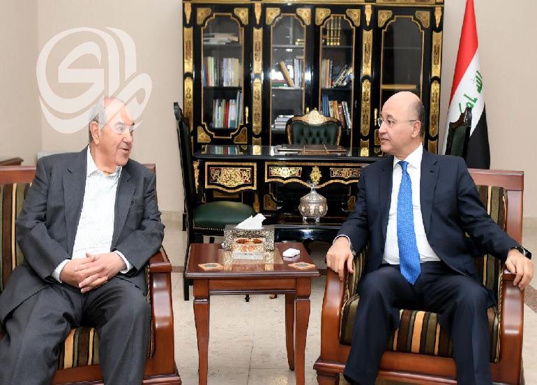 صالح وعلاوي يبحثان ملف الانتخابات النيابية