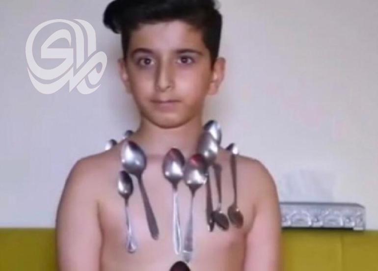 طفل عراقي  خارق  يسعى للدخول الى  موسوعة غينيس  للارقام القياسية