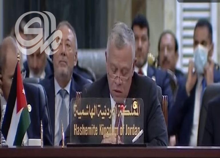 ملك الاردن: اجتماع بغداد مساندة للعراق