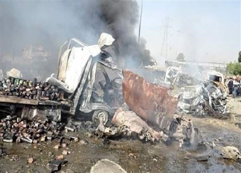 مقتل وإصابة 13 مدنياً بتفجير مفخّخة في سوق بناحية ربيعة