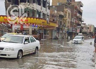 السيول تُغرق مناطق في سهل نينوى