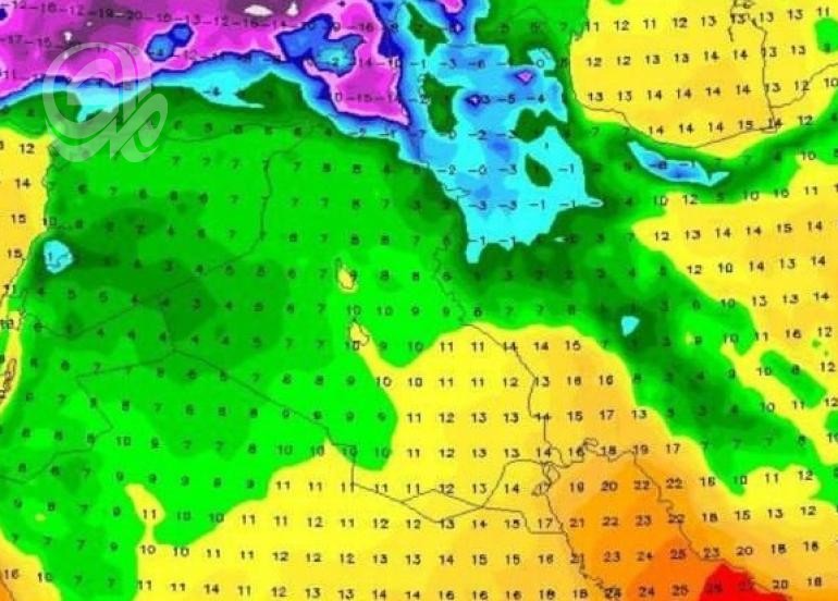 بدءاً من الأسبوع المقبل.. العراق يتأثر بكتلة هوائية من أصل قطبي