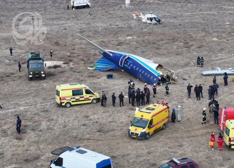 العراق يعزي أذربيجان بضحايا حادثة تحطم طائرة