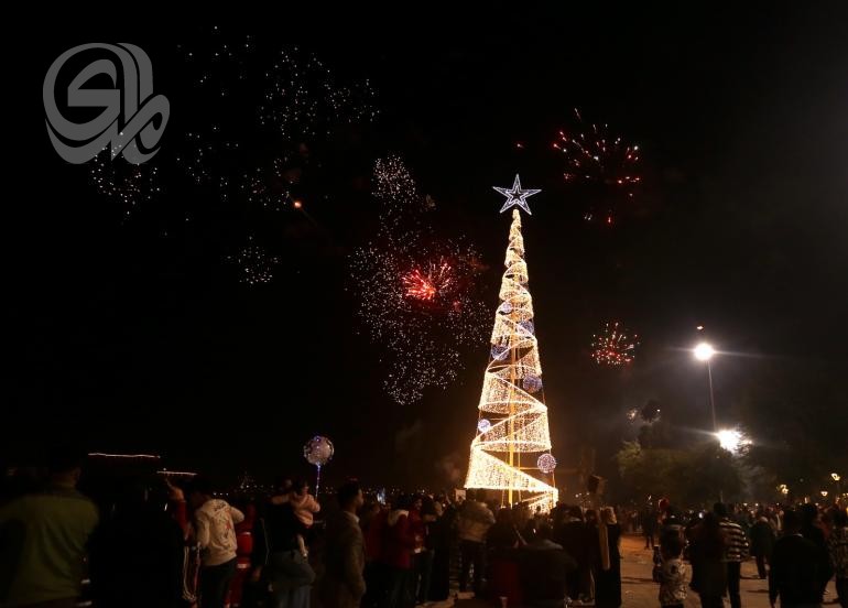 صور| بغداد تضيء سماءها بالألعاب النارية احتفالاً برأس السنة