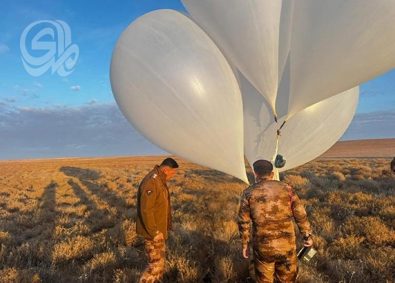 إحباط محاولة تهريب 30 كغم من المخدرات عبر «بالون هوائي» غربي الأنبار