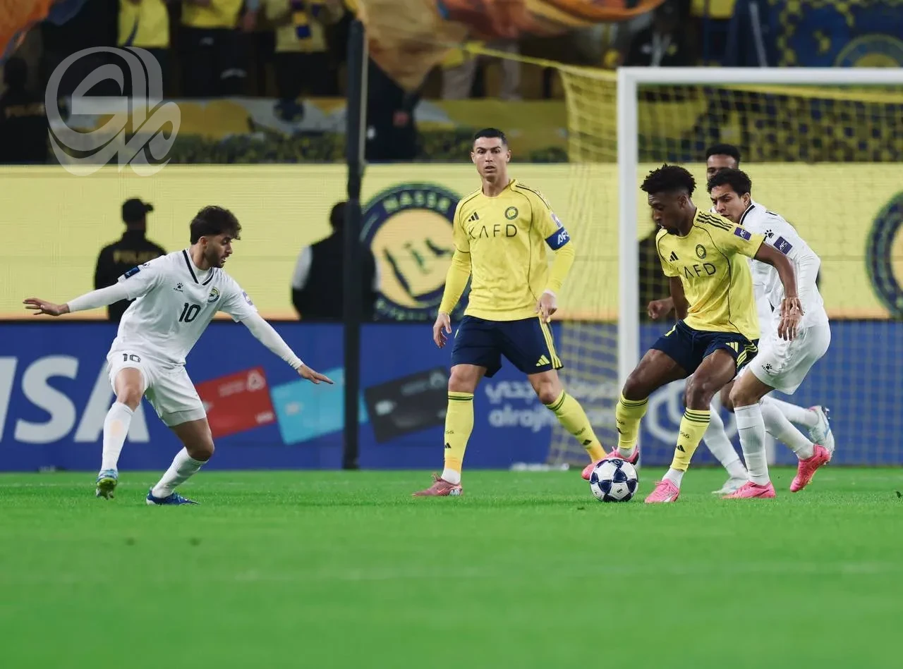 الزوراء يخسر من النصر السعودي بخماسية في البطولة الآسيوية