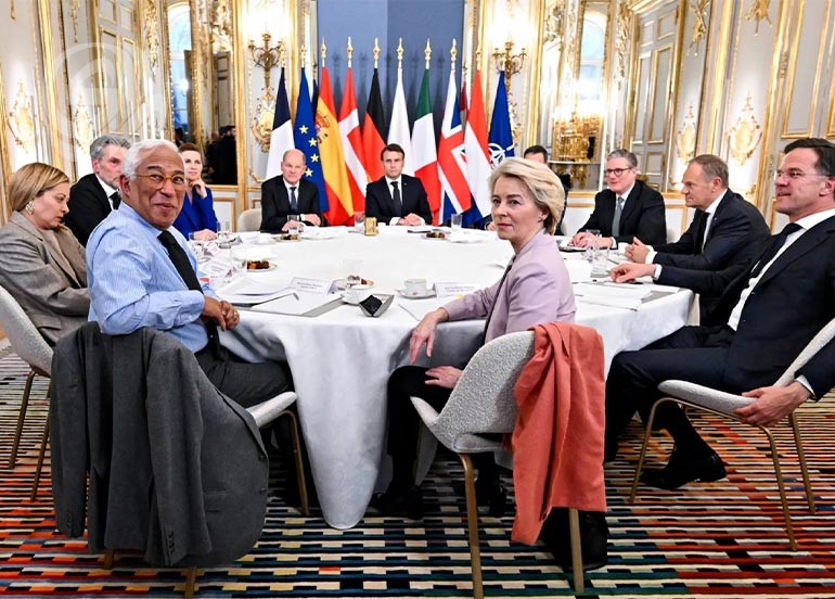 قمة باريس، ضمانات أمنية لأوكرانيا لفترة ما بعد الحرب